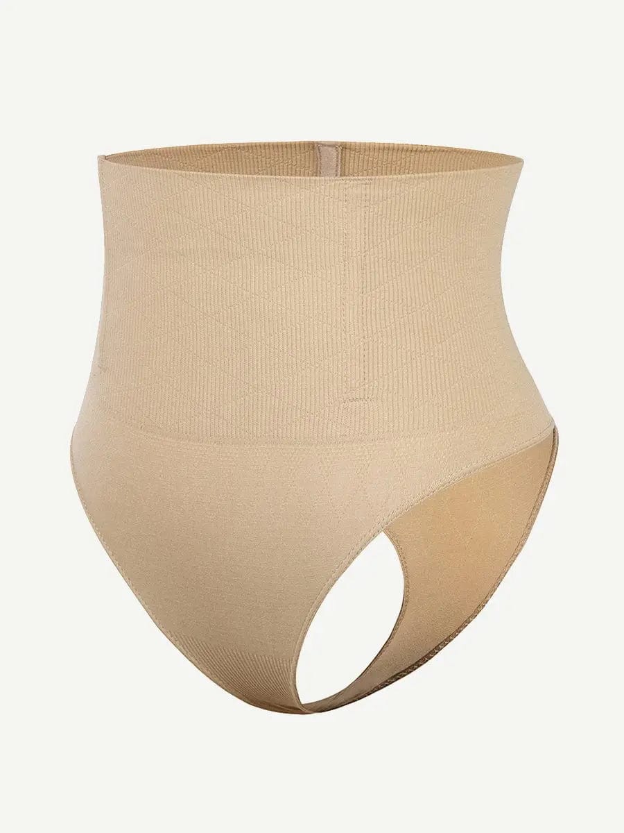 Powersculpt® Seamless high waisted 4 Steel Boned Shapewear Thong luxxshapers