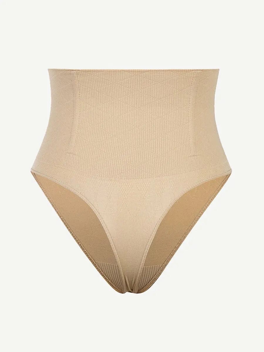 Powersculpt® Seamless high waisted 4 Steel Boned Shapewear Thong luxxshapers