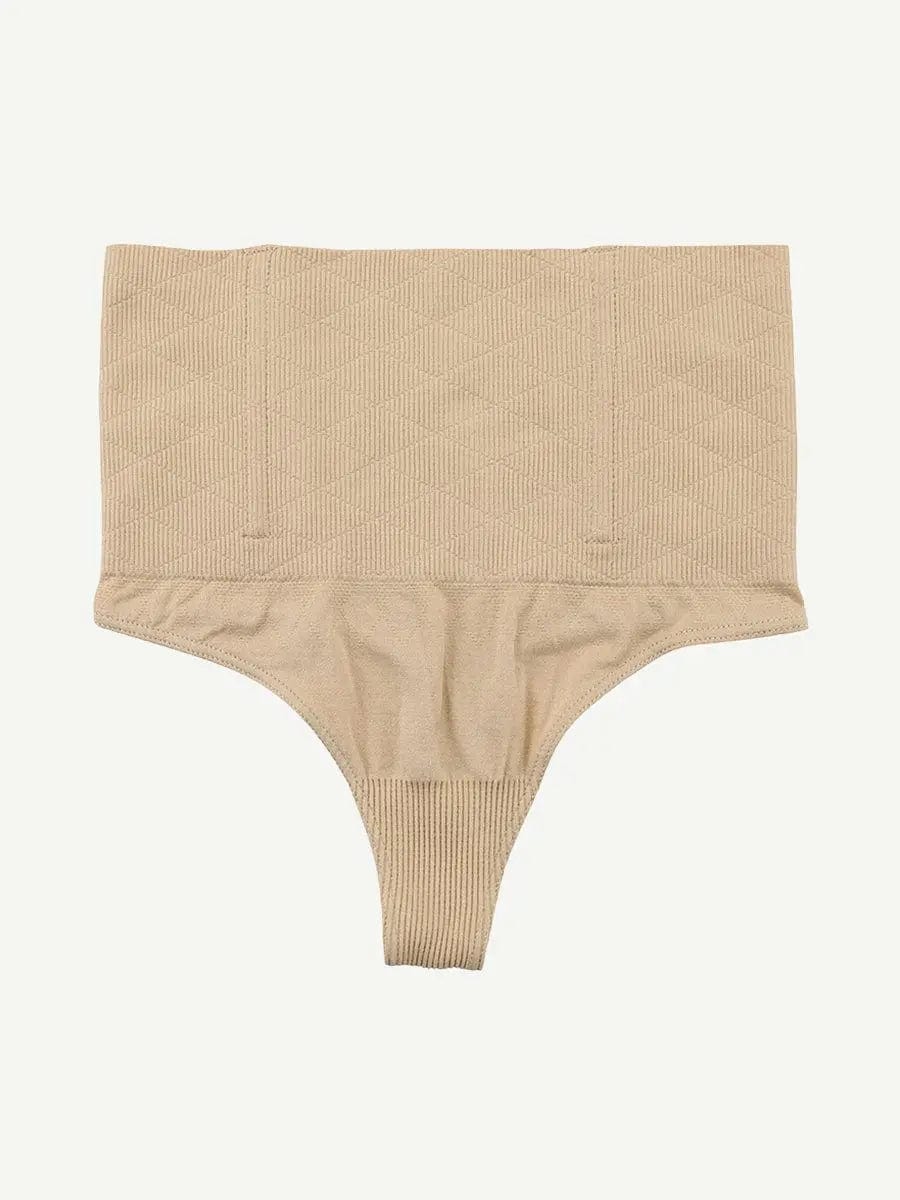 Powersculpt® Seamless high waisted 4 Steel Boned Shapewear Thong luxxshapers
