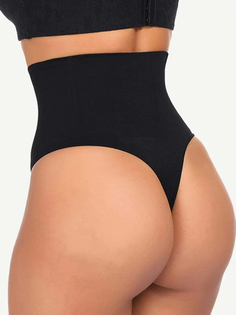 Powersculpt® Seamless high waisted 4 Steel Boned Shapewear Thong luxxshapers