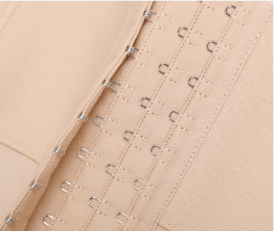 Screenshot of beige corset hook and eye closures