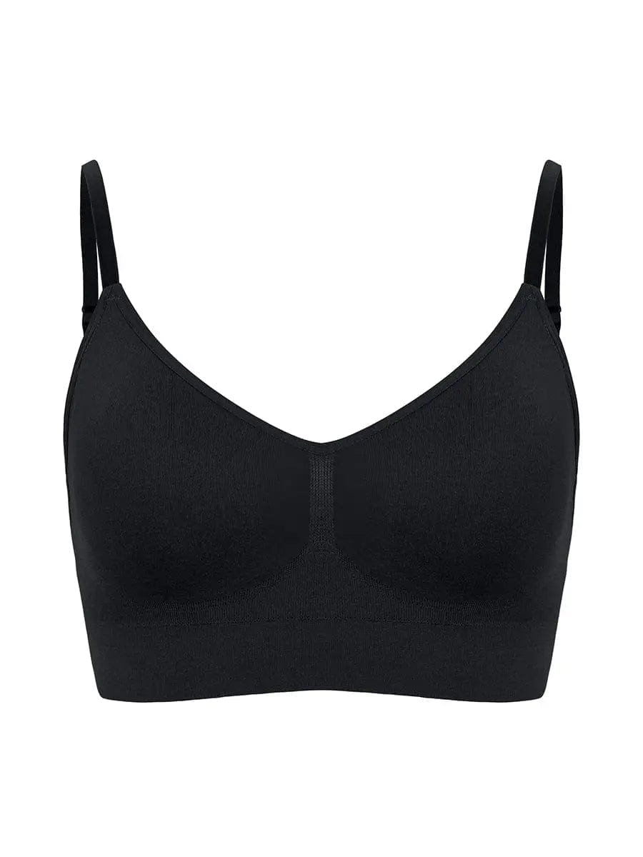 powersculpt® Padded Push Up Shaper Bra with Adjustable Straps & shorts set luxxshapers