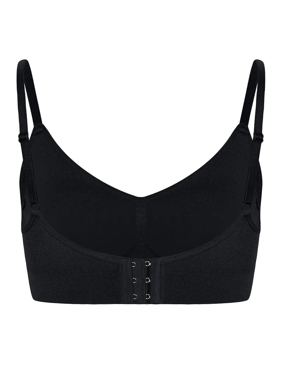 powersculpt® Padded Push Up Shaper Bra with Adjustable Straps & shorts set luxxshapers