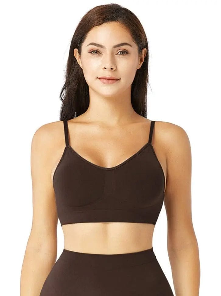powersculpt® Padded Push Up Shaper Bra with Adjustable Straps & shorts set luxxshapers