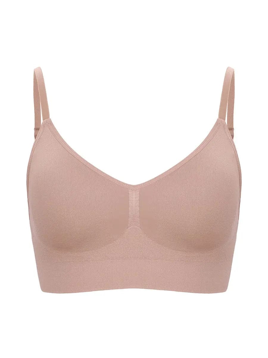 powersculpt® Padded Push Up Shaper Bra with Adjustable Straps & shorts set luxxshapers