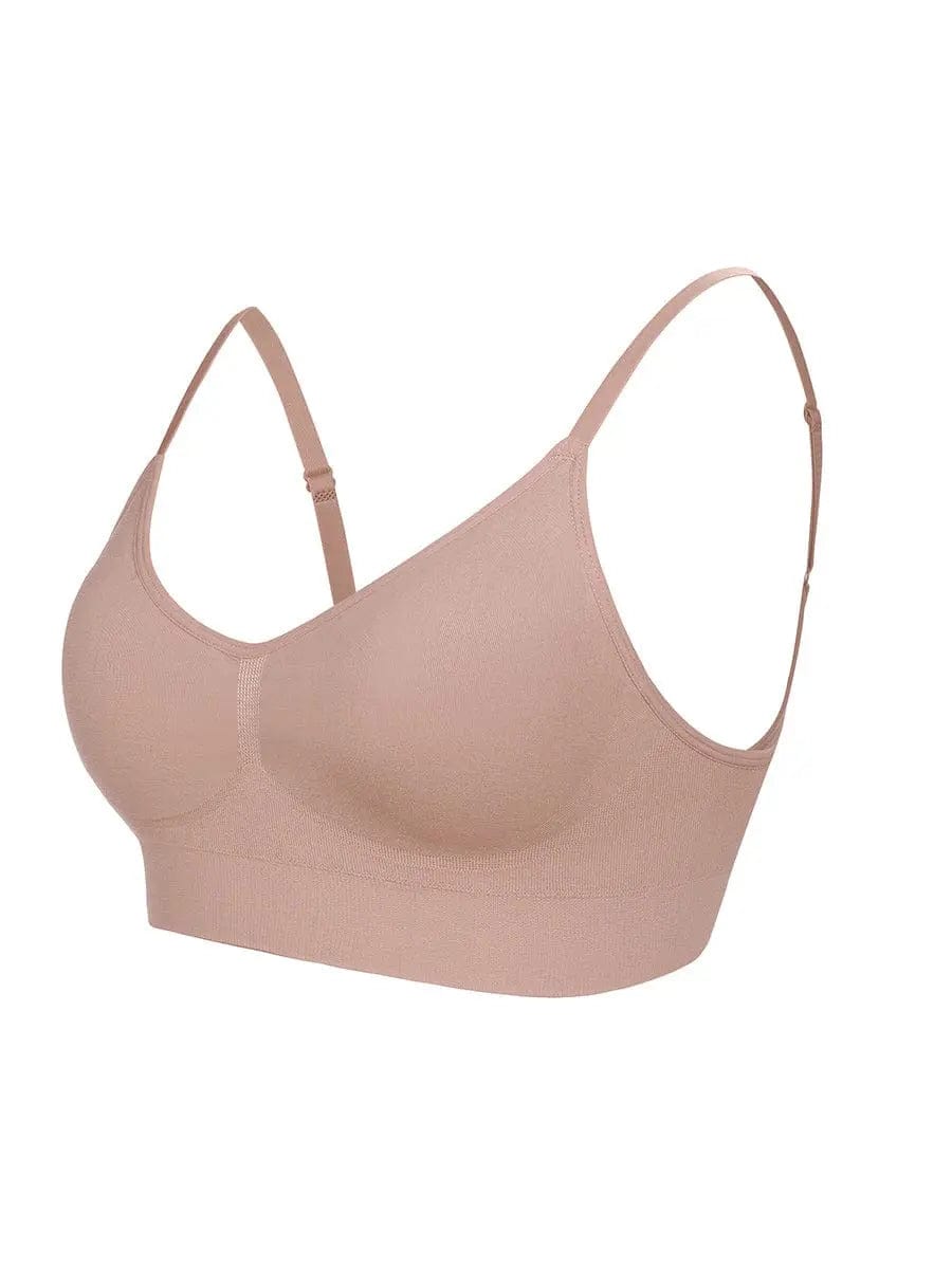 powersculpt® Padded Push Up Shaper Bra with Adjustable Straps & shorts set luxxshapers