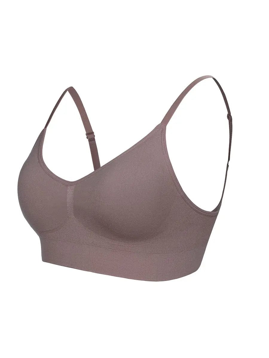 powersculpt® Padded Push Up Shaper Bra with Adjustable Straps & shorts set luxxshapers