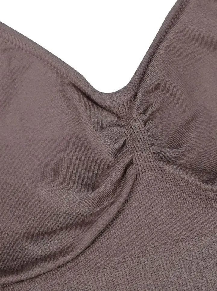 powersculpt® Padded Push Up Shaper Bra with Adjustable Straps & shorts set luxxshapers