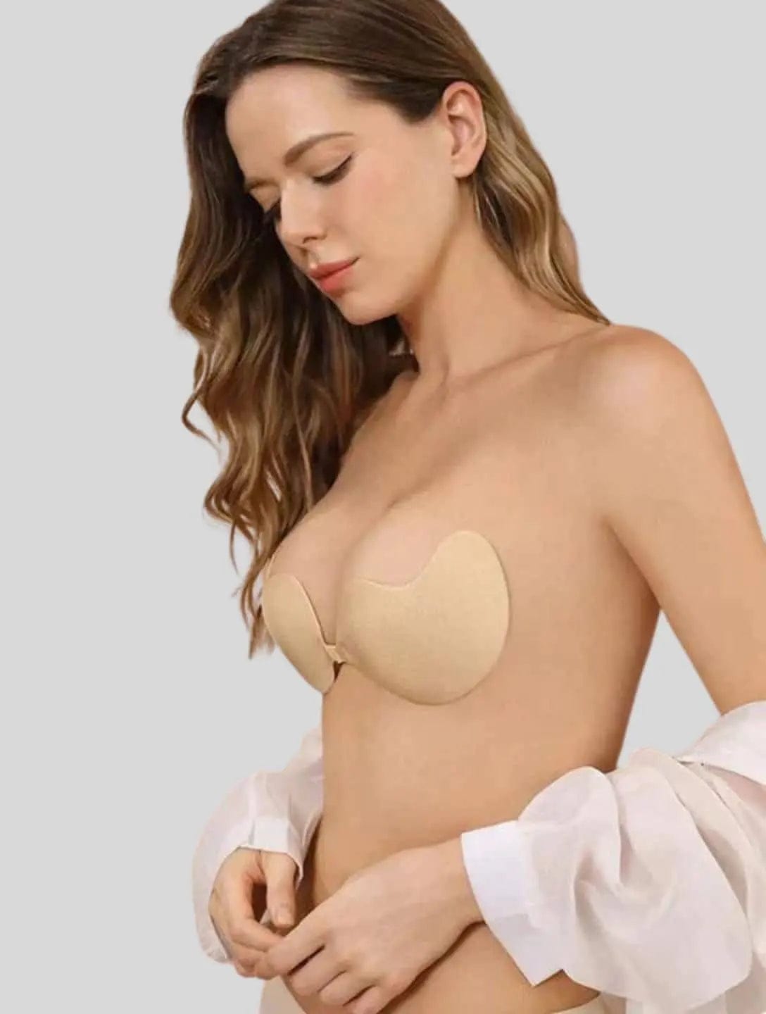 Strapless silicone Push-Up Bra luxxshapers