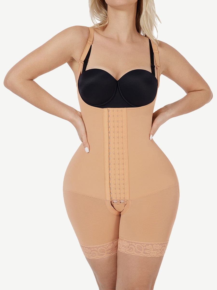 Luxxslim® – Post-OP Fettabsaugung Bauch Kompressions-Po-Lifter Shapewear Faja