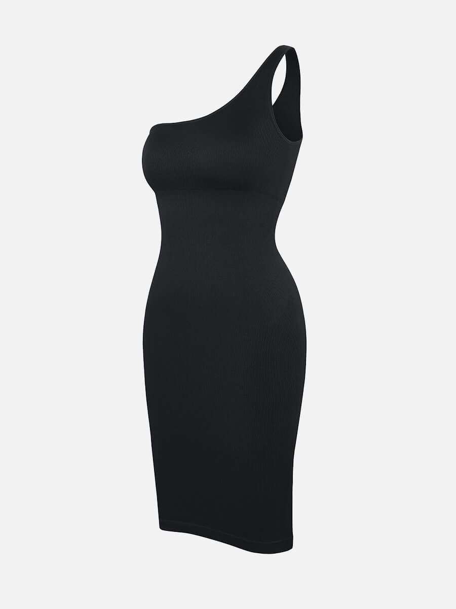 Powersculpt® 🌿Seamless Eco-friendly One-shoulder Shaper Dress