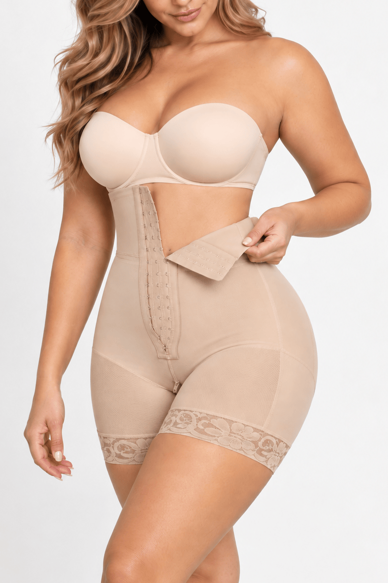 Luxxslim® Boned Sculpt High Waist Tummy Control Shorts