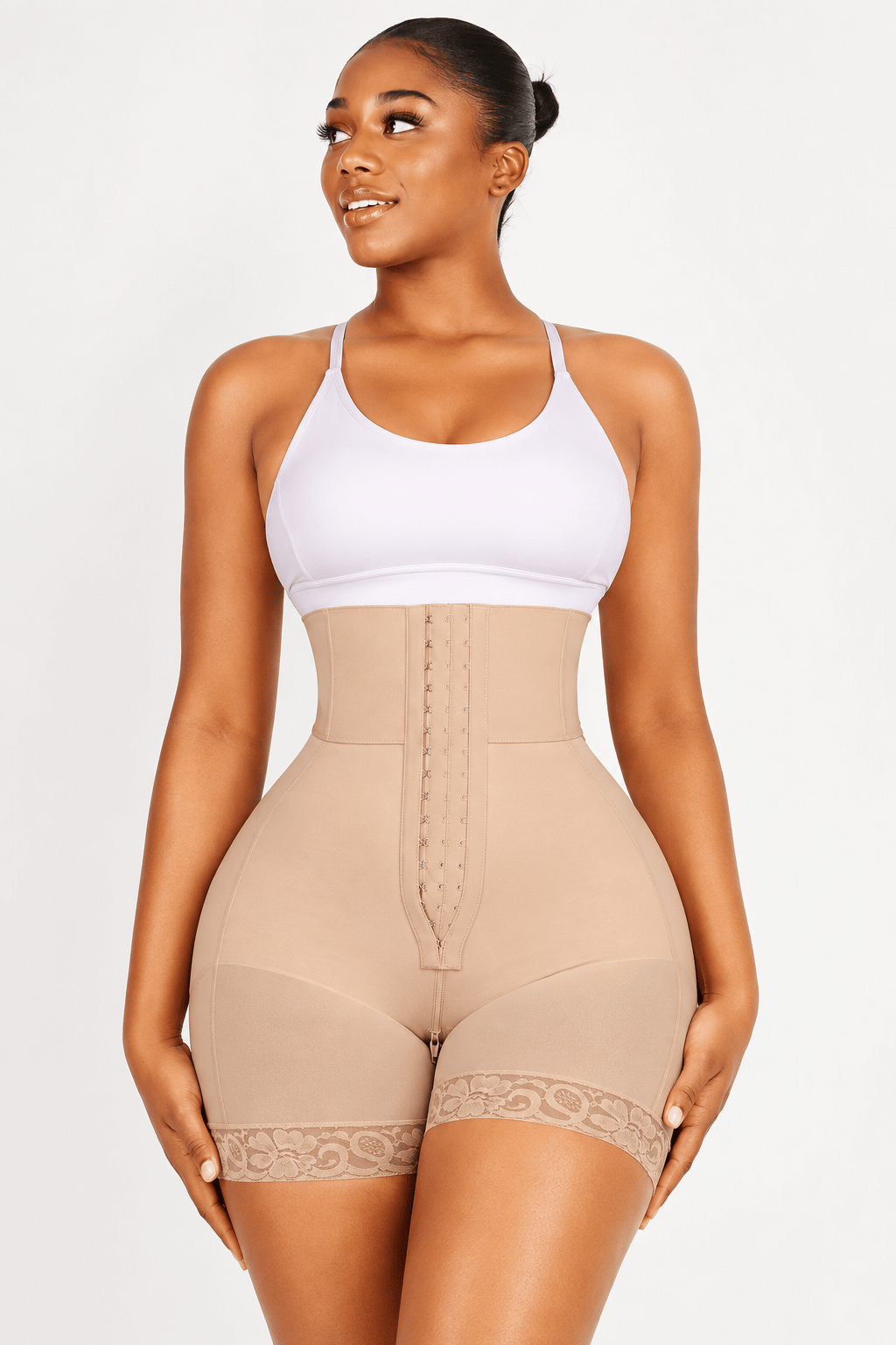 Luxxslim® Boned Sculpt High Waist Tummy Control Shorts