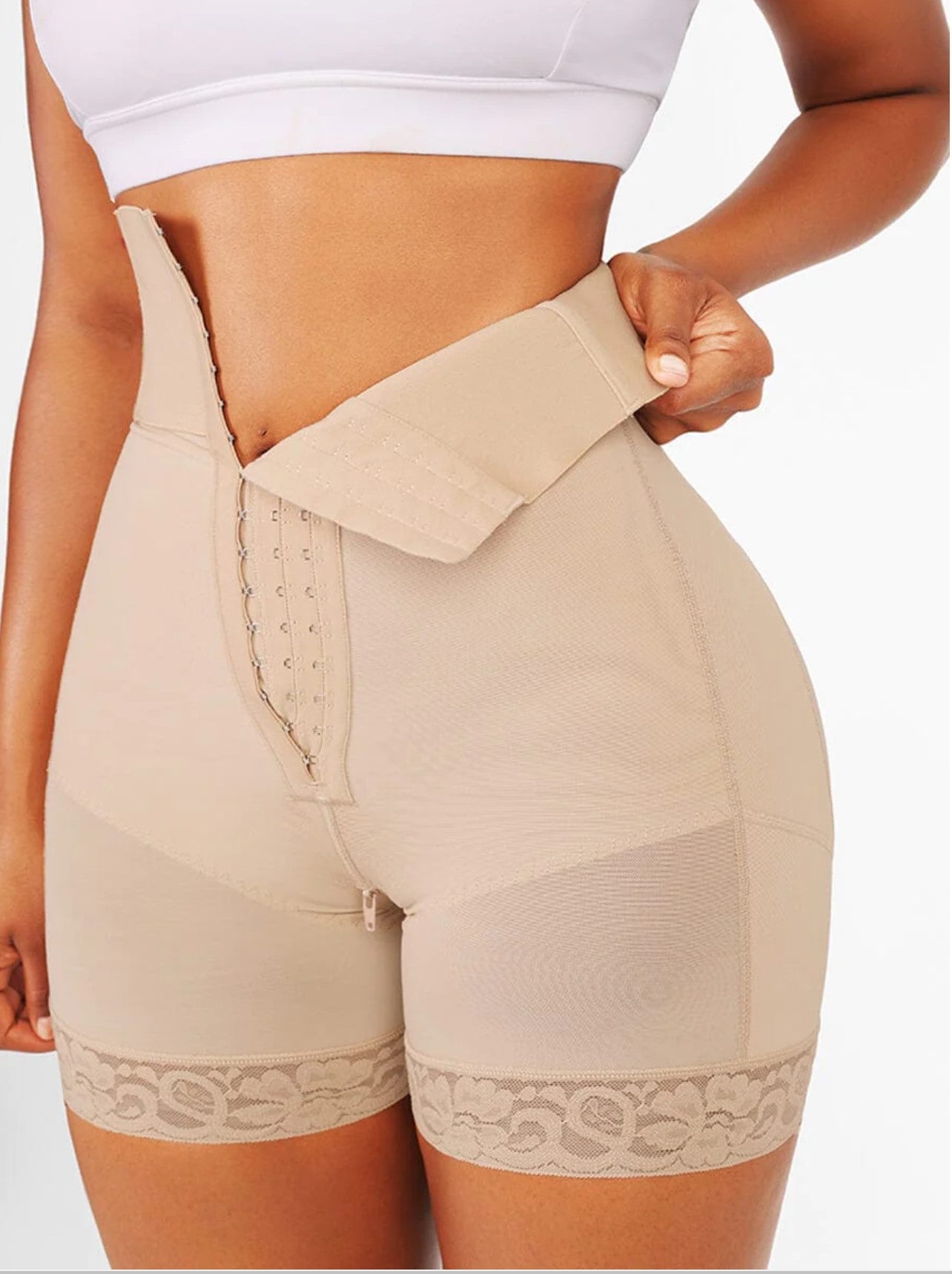 Luxxslim® Boned Sculpt High Waist Tummy Control Shorts