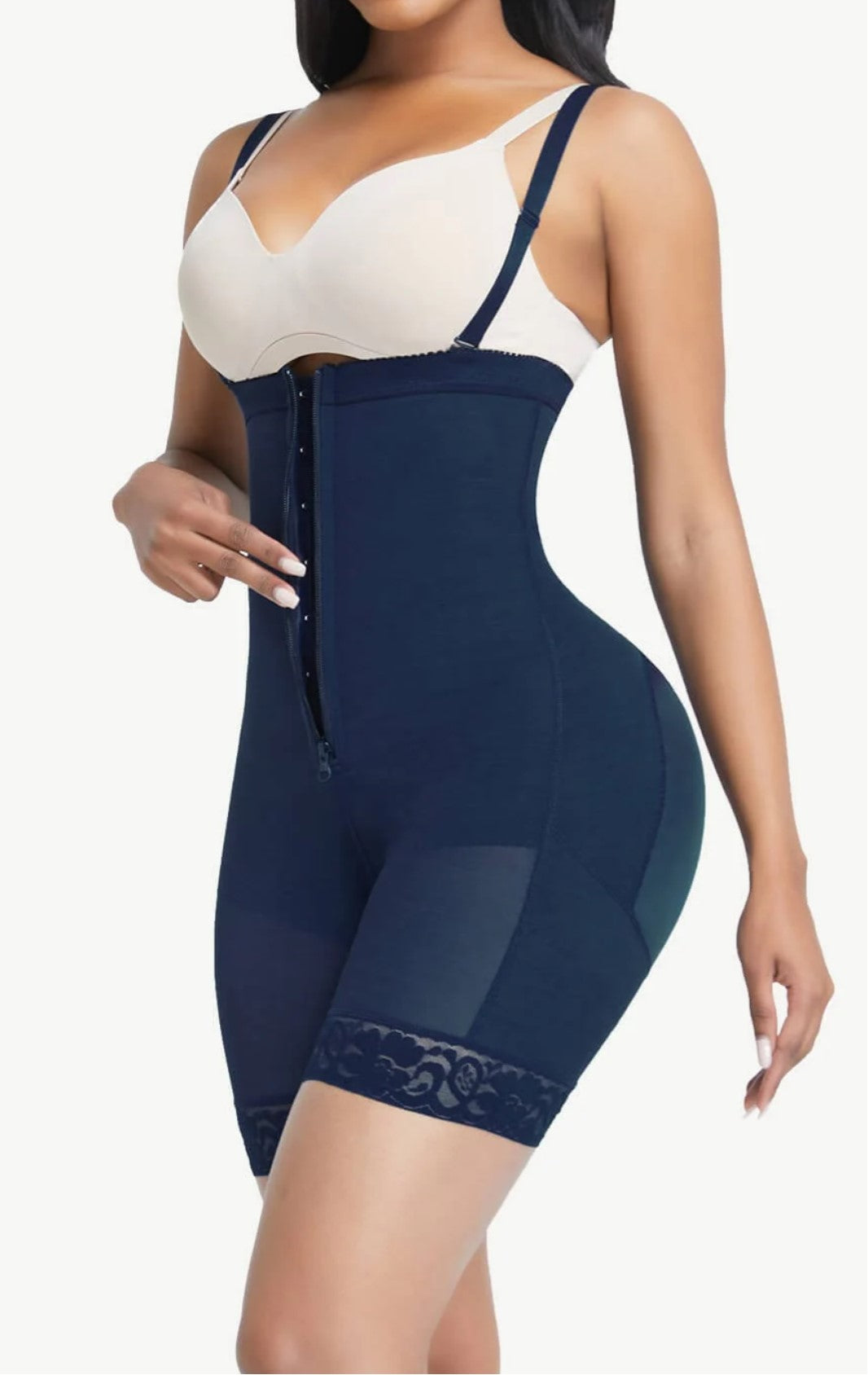 LuxxSlim® Firm Tummy Compression Bodysuit Shaper With Butt Lifter