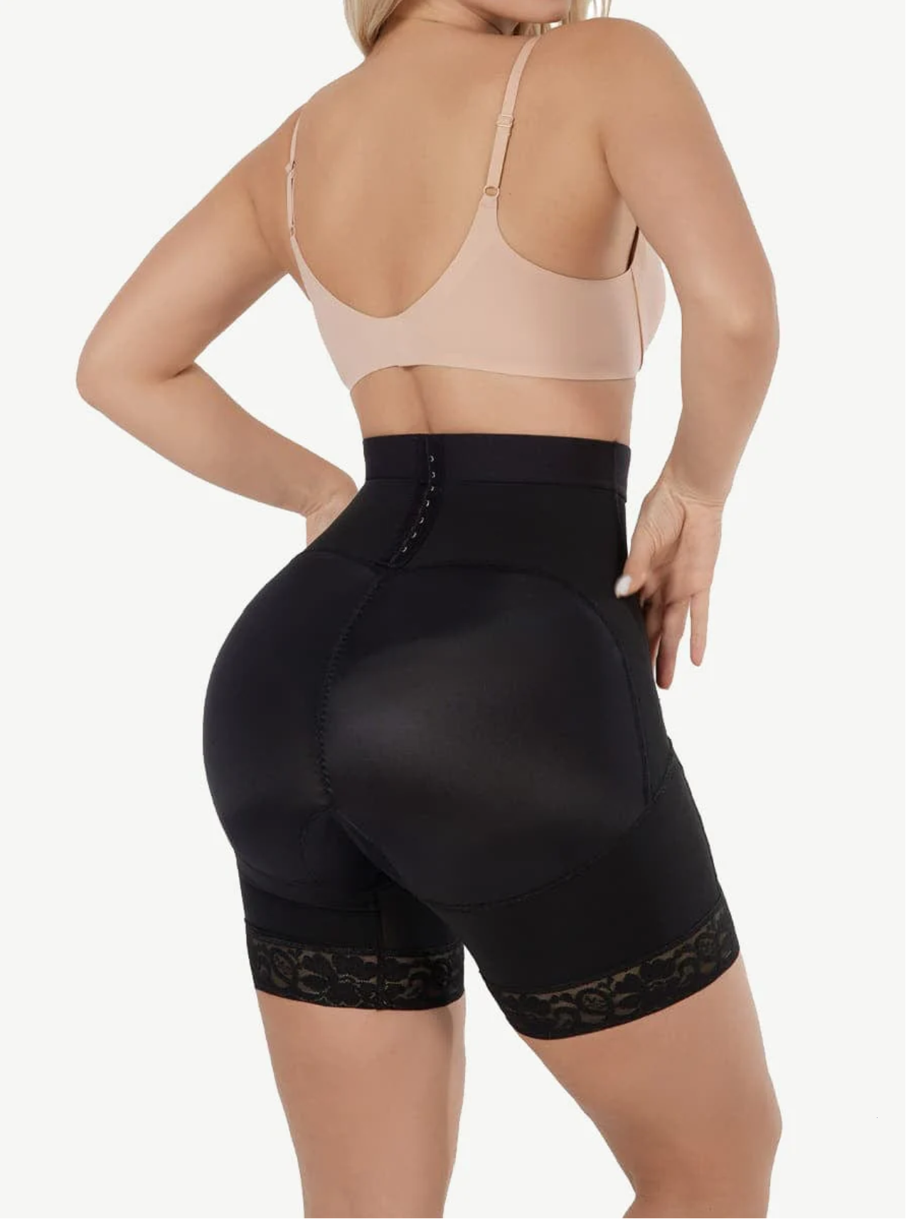 LuxxSlim® 2-in-1 Booty Lift Shaper Shorts mit hoher Taille