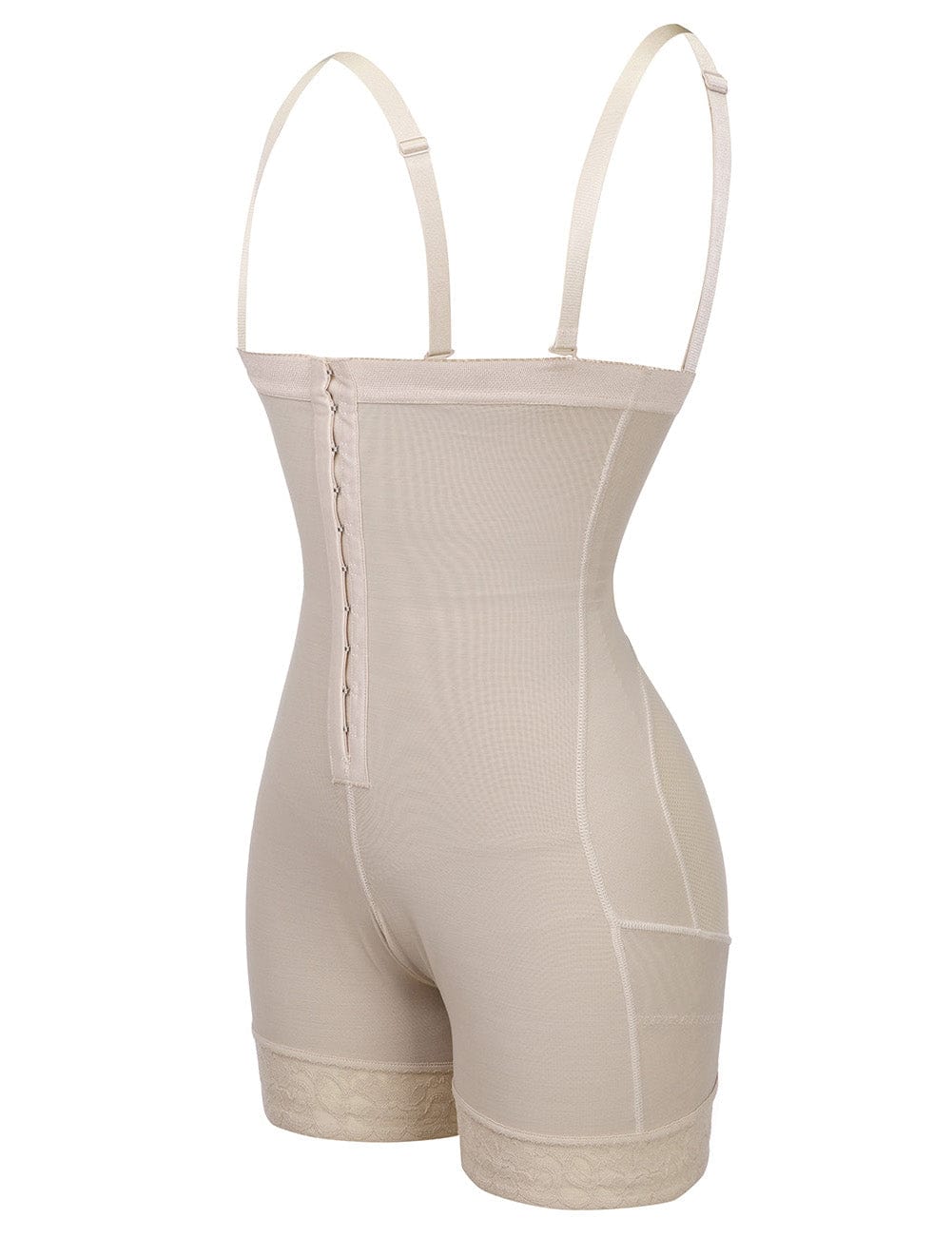 LuxxSlim Body Shaper mit Vorderhaken, hoher Taille und Bauchkontrolle, Po-Lift