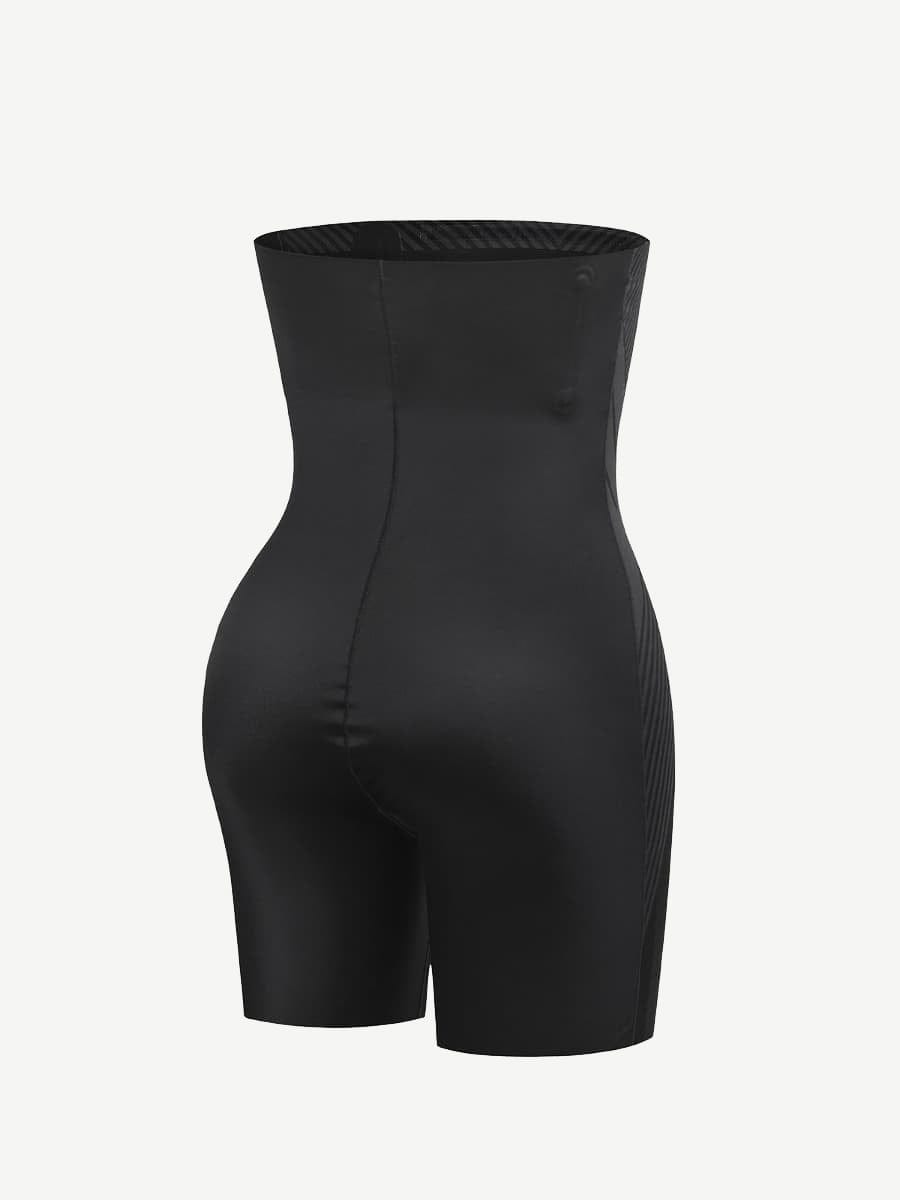 Pantalones cortos moldeadores con control de barriga de spandex líquido de cintura alta Luxxsculpt® 