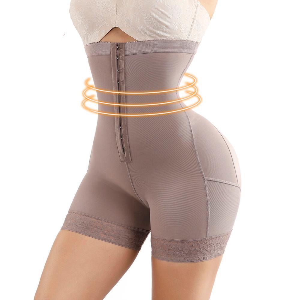 LuxxSlim® 2-in-1 Booty Lift Shaper Shorts mit hoher Taille