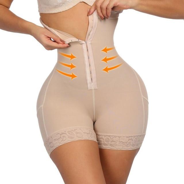 LuxxSlim® 2-in-1 Booty Lift Shaper Shorts mit hoher Taille