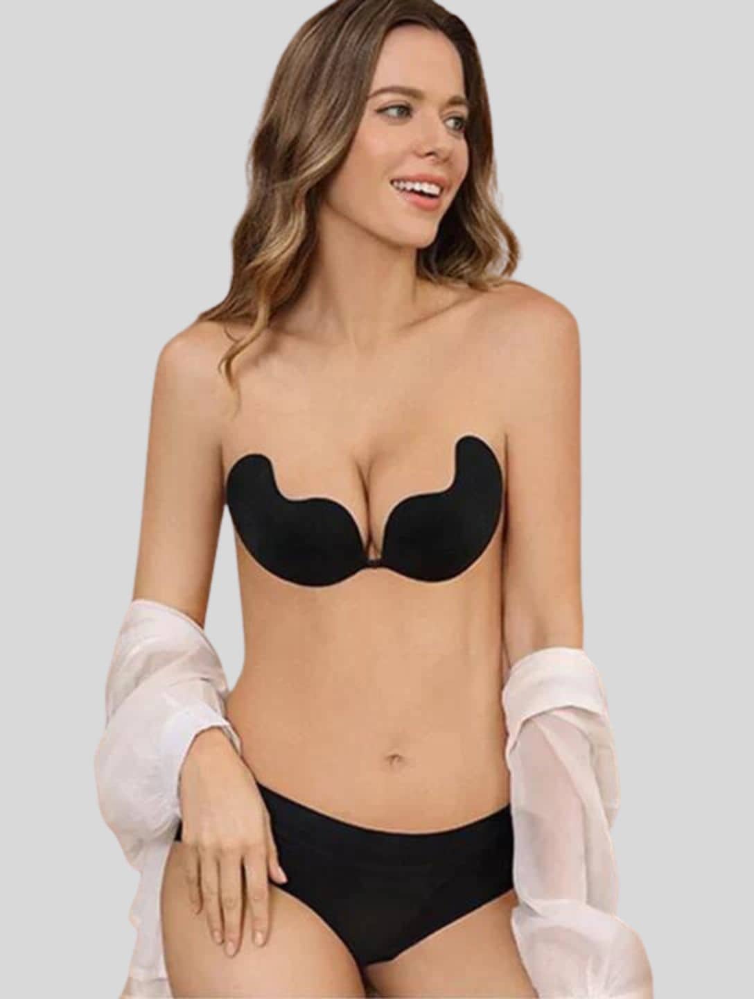 Strapless silicone Push-Up Bra